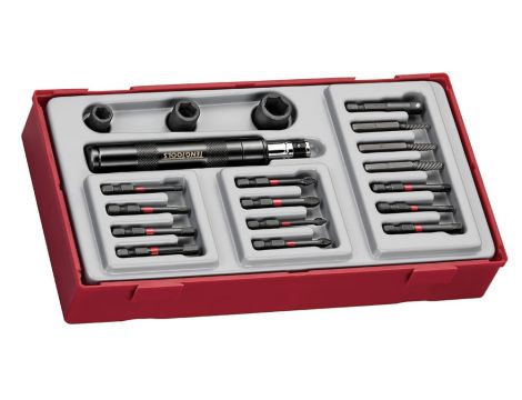 TengTools - 19-elementowy zestaw wkrętaka udarowego TTID19 - TTID19