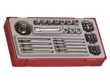 TengTools - Zestaw 48 grotów wymiennych i nasadek TT1448 - TT1448