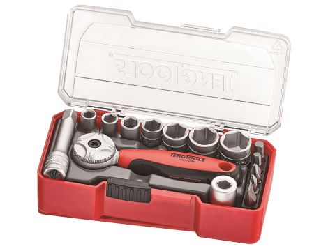 TengTools - Zestaw kluczy nasadowych z chwytem kwadratowym 1/4" TJ1415 - TJ1415