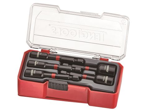 TengTools - Zestaw uchwytów nasadkowych Impact do wkrętarek, 5-elementowy, TJNS05 - TJNS05
