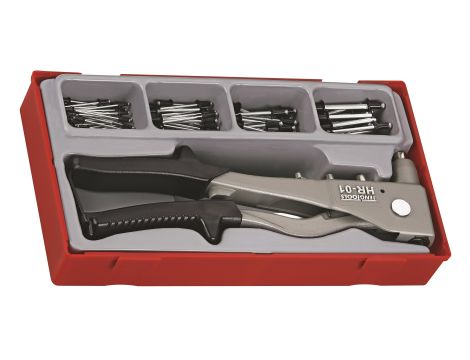 TengTools - Nitownica dźwigniowa w zestawie z nitami TTHR81 - TTHR81