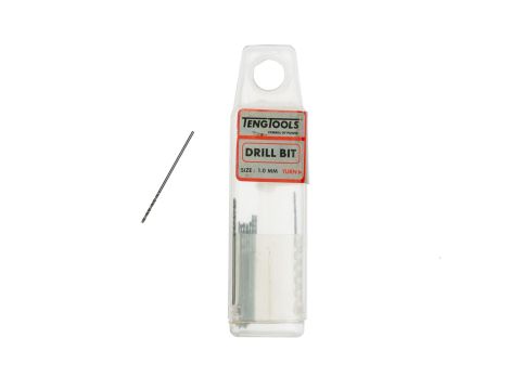 TengTools - Wiertło kręte krótkie 1,0 mm (10 szt.) DBx010 - DBX010