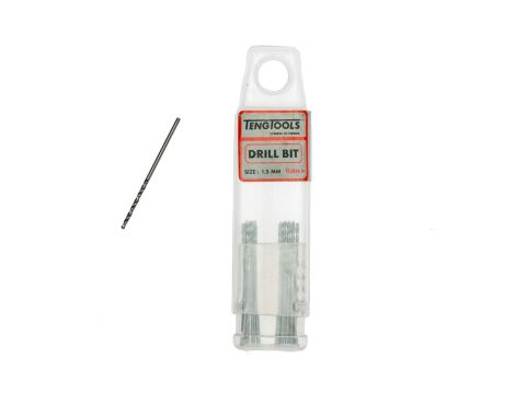 TengTools - Wiertło kręte krótkie 1,5 mm (10 szt.) DBx015 - DBX015