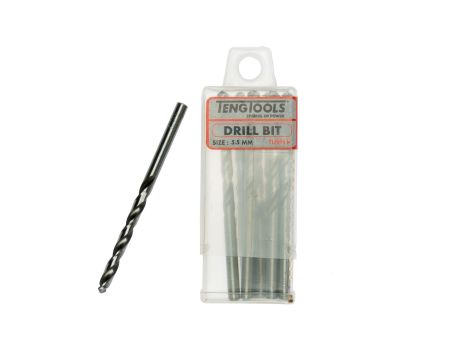 TengTools - Wiertło kręte krótkie 5,5 mm (10 szt.) DBx055 - DBX055