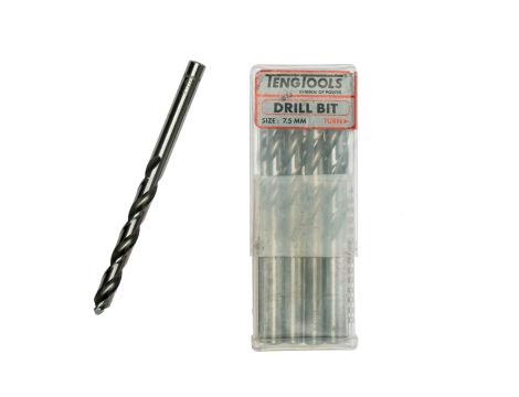 TengTools - Wiertło kręte krótkie 7,5 mm (10 szt.) DBx075 - DBX075