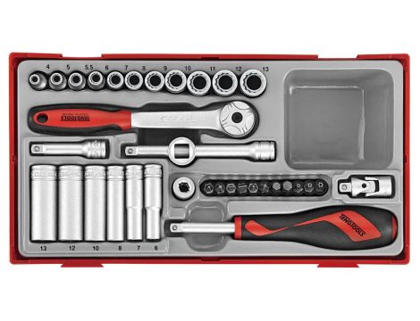 TengTools - Zestaw kluczy nasadowych z chwytem kwadratowym 1/2" TT143512 - TT143512
