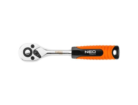 Neo Tools - Grzechotka prosta 1/4", 150 mm, 45T - 08-504