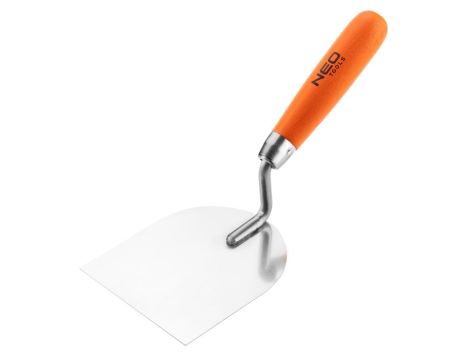 Neo Tools - Kielnia sztukatorska podkówka, 100 mm, uchwyt drewniany - 50-133