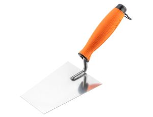 Neo Tools - Kielnia sztukatorska trapezowa, 140 mm, uchwyt dwumateriałowy - 50-146