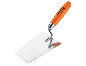 Neo Tools - Kielnia sztukatorska trapezowa, 160 mm, uchwyt drewniany - 50-142