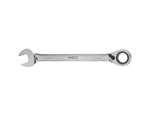 Neo Tools - Klucz płasko-oczkowy z grzechotką i przełącznikiem 18 mm - 09-330