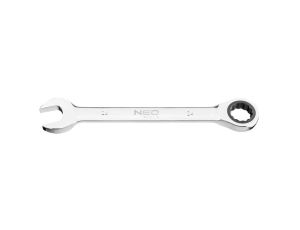 Neo Tools - Klucz płasko-oczkowy z grzechotką, 24 mm - 09-043