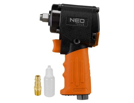 Neo Tools - Klucz udarowy pneumatyczny, 1/2", 680 Nm (krótki) - 14-006