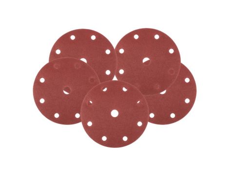 Neo Tools - Krążki ścierne 150 mm, P180, 5 szt., z 9 otworami do 04-721 - 08-995 op=5 szt