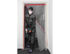 Neo Tools - Kurtyna, osłona przeciwpyłowa z zamkiem 