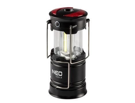 Neo Tools - Lampa biwakowa bateryjna 200 lm 3xAA 3 w 1 COB LED - 99-030