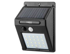 Neo Tools - Lampa solarna ścienna 20 SMD LED 250 lm - 99-055