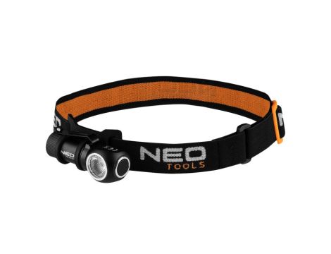 Neo Tools - Latarka czołowa akumulatorowa 600 lm USB magnetyczne ładowanie CREE XPG3 LED - 99-027