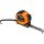 Neo Tools - Miara zwijana stalowa Super Black 3 m x 16 mm, auto blokada, dwa przyciski stop, magnes - 67-241
