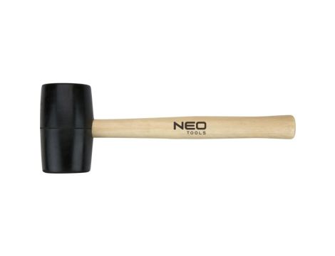 Neo Tools - Młotek gumowy 58 mm/450 g, trzonek drewniany - 25-062