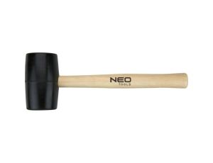 Neo Tools - Młotek gumowy 72 mm/900 g, trzonek drewniany - 25-064