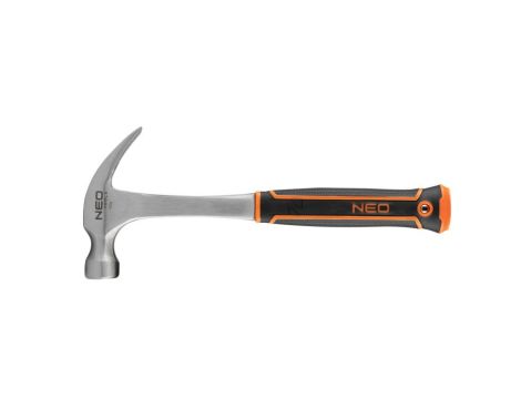Neo Tools - Młotek stolarski 450 g, monolityczna konstrukcja - 25-103