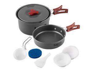 Neo Tools - Naczynia turystyczne 7 w 1 - 63-146