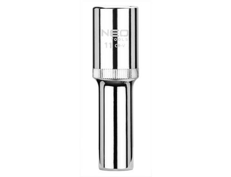 Neo Tools - Nasadka dwunastokątna długa 1/2", 11 mm - 08-086