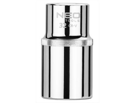 Neo Tools - Nasadka dwunastokątna długa 1/2", 32 mm - 08-085