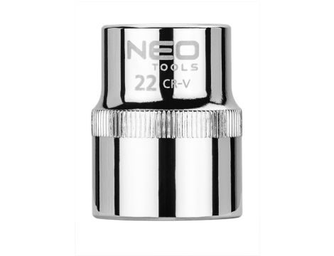 Neo Tools - Nasadka sześciokątna 1/2", 22 mm, Superlock - 08-022 op=5 szt