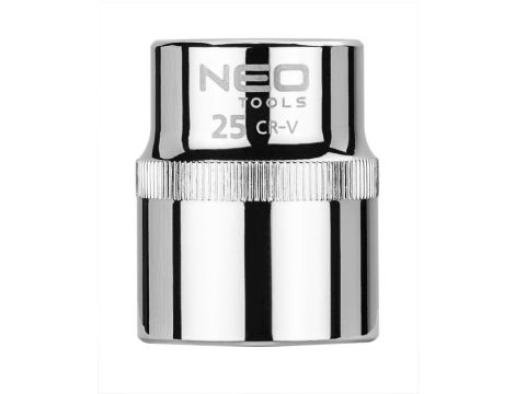 Neo Tools - Nasadka sześciokątna 1/2", 25 mm, Superlock - 08-025