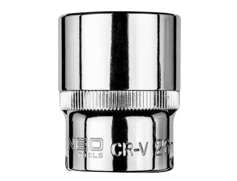 Neo Tools - Nasadka sześciokątna 1/2", 26 mm - 08-426