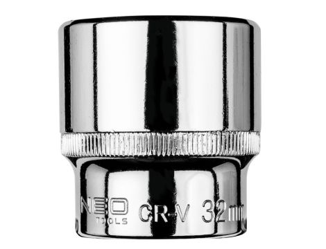 Neo Tools - Nasadka sześciokątna 1/2", 32 mm - 08-432