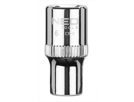 Neo Tools - Nasadka sześciokątna 1/4", 6 mm, superlock - 08-224 op=5 szt