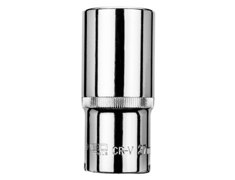 Neo Tools - Nasadka sześciokątna długa 1/2", 27 mm - 08-477