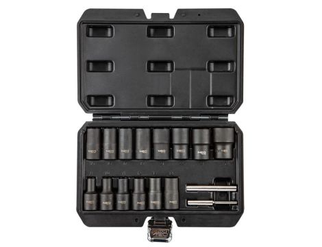 Neo Tools - Nasadki 1/2", do uszkodzonych nakrętek - zestaw 16 szt. - 11-920