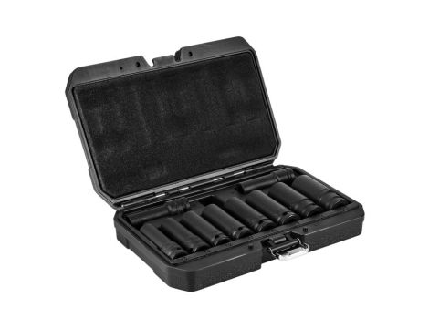 Neo Tools - Nasadki udarowe 1/2", 10-24 mm, zestaw 10 szt., CrMo - 12-107