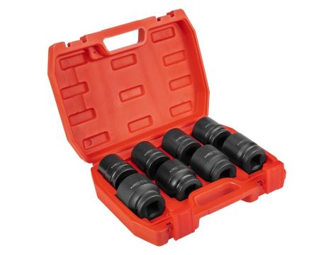 Neo Tools - Nasadki udarowe 3/4", 26-38 mm, zestaw 8 szt. - 12-115