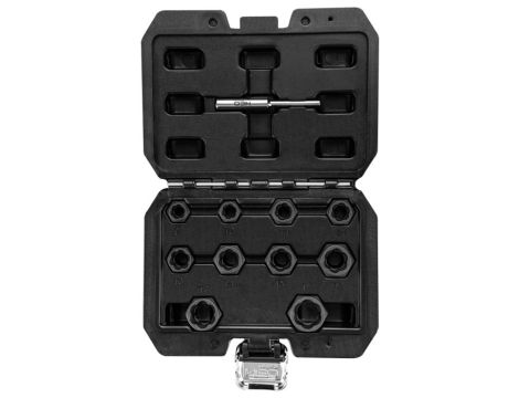 Neo Tools - Nasadki, do uszkodzonych nakrętek, krótkie - zestaw 11 szt. - 11-922