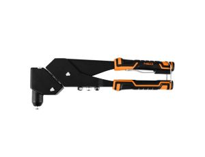 Neo Tools - Nitownica do nitów stalowych i aluminiowych 2.4/3.2/4.0/4.8 mm, wielopołożeniowa - 18-102-1