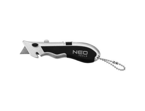Neo Tools - Nóż trapezowy mini + 4 ostrza w słoiku, 1 szt. - 63-703