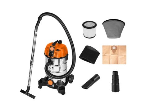 Neo Tools - Odkurzacz przemysłowy 1600W, zbiornik 35l - 04-739