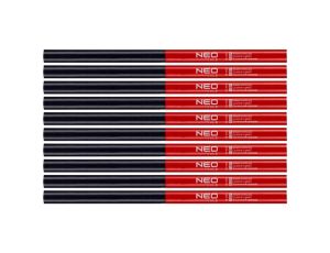 Neo Tools - Ołówek techniczny czerwono-niebieski 12 sztuk - 13-805