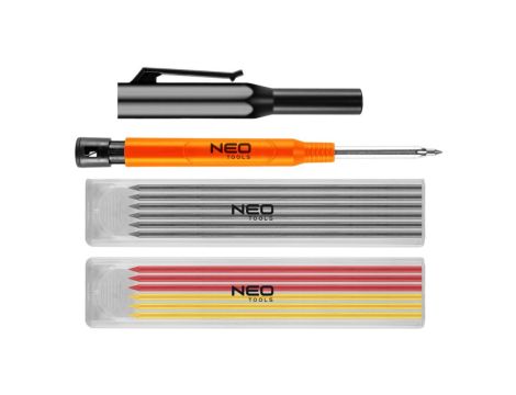 Neo Tools - Ołówek, rysik automatyczny z temperówką plus 12 wkładów - 13-816