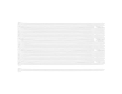 Neo Tools - Opaski zaciskowe EXTREME 4.8 x 150 mm, białe, 100 szt. - 01-657 op=5 szt