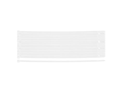 Neo Tools - Opaski zaciskowe EXTREME 4.8 x 200 mm, białe, 100 szt. - 01-659