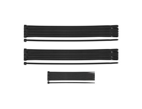 Neo Tools - Opaski zaciskowe EXTREME czarne zestaw 2.5x100mm, 3.6x150mm, 4,8x200mm po 25szt - 01-672 op=5 szt