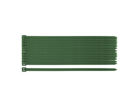 Neo Tools - Opaski zaciskowe ogrodowe 4,8 x 160mm, 50 szt., zielone - 15-979 op=5 szt