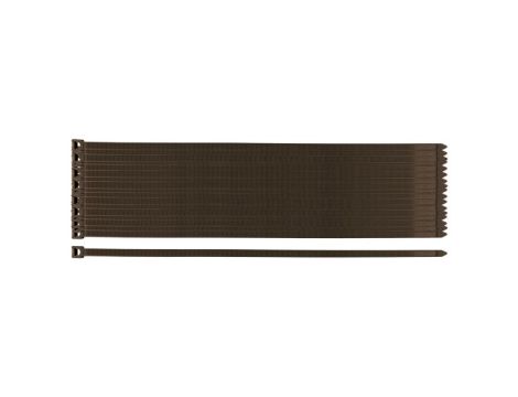 Neo Tools - Opaski zaciskowe ogrodowe 7,6 x 380mm, 50 szt., brązowe - 15-970 op=5 szt