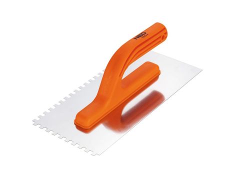 Neo Tools - Paca z zębami, 270 x 125 mm, ząb 6 x 6 x 6 mm, uchwyt z tworzywa sztucznego - 50-204